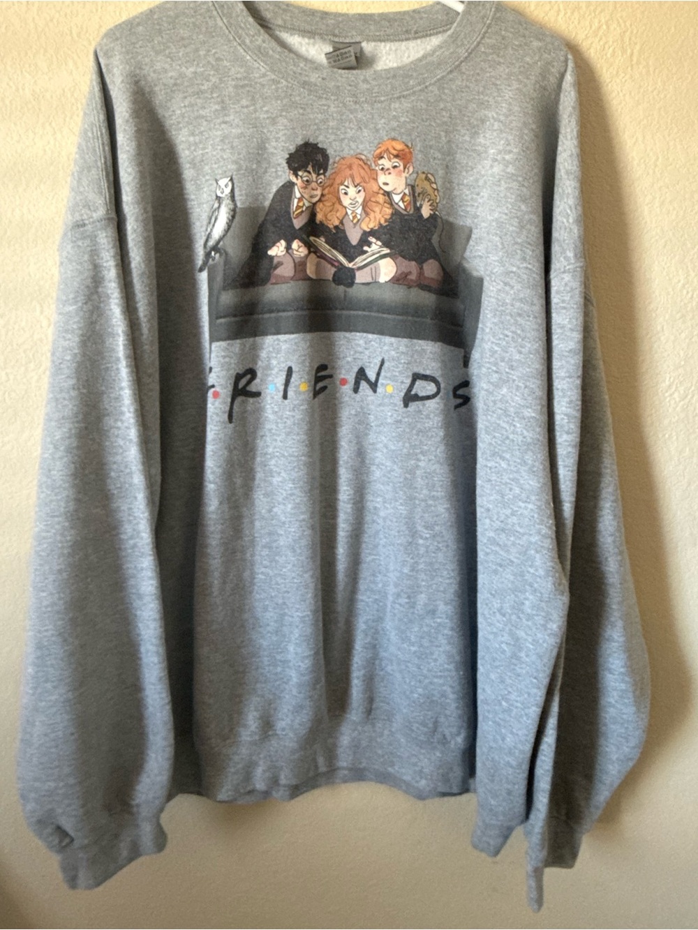 Harry Potter / Friends Heavy Weight Sweatshirt Size XL